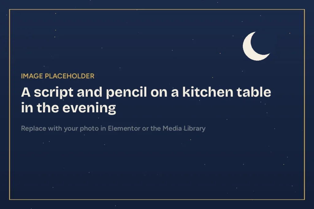 Preparing a Seerah story script before bedtime