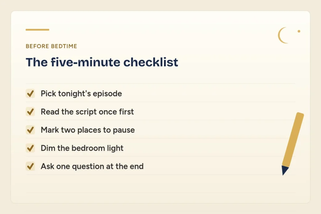 A five-minute checklist from the Seerah articles for parents