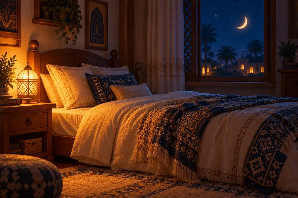 Bilik tidur yang tenang untuk mengajar sirah kepada anak